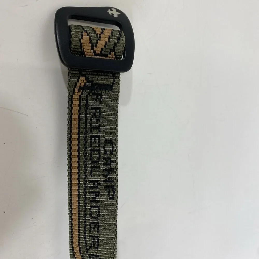 Mens Bison Nylon Strap Belt Large Project Cope Friedlander‎ Knot Graphics 39”
